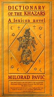 Cover of Dictionary of the Khazars