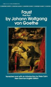 Cover of Faust, First Part