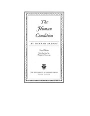 Cover of The Human Condition